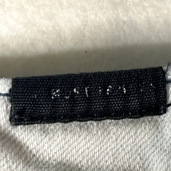 Almost Famous Distressed Denim Jean Shorts Womens Size 3‎ Tie Dyed - Picture 5 of 8